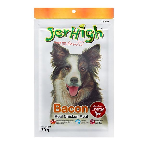 Jerhigh Chicken Bacon Dog Snacks 70g - Nesh Kids Store