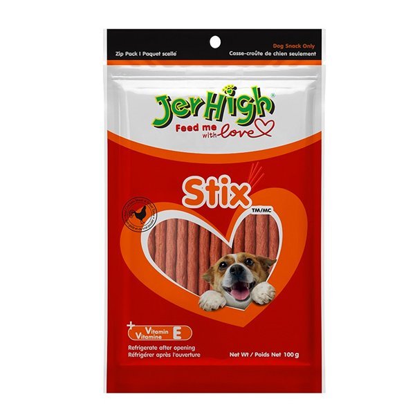 Jerhigh Chicken Stix Dog Snacks 100g - Nesh Kids Store