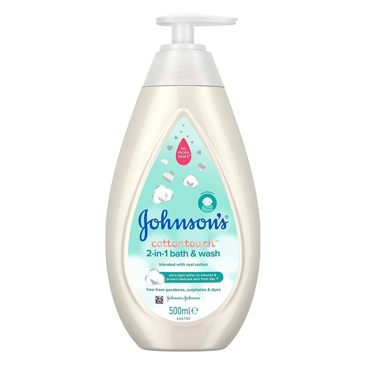Johnson's Baby Cottontouch 2-in-1 Bath & Wash 500ml - Nesh Kids Store