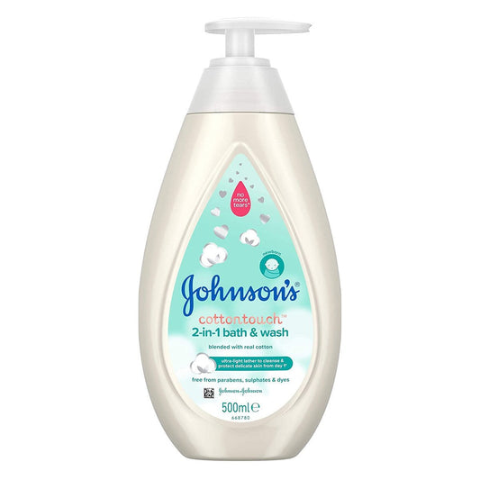 Johnson's Baby Cottontouch 2-in-1 Bath & Wash 500ml - Nesh Kids Store