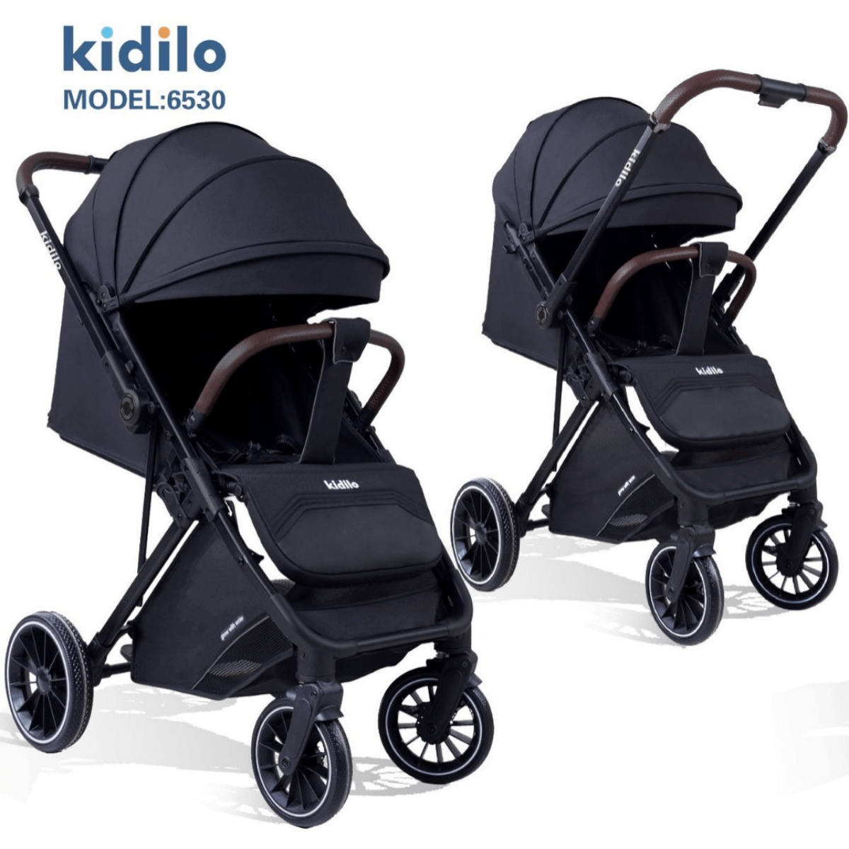 KIDILO BABY STROLLER LIGHT WEIGHT - Adjustable Handle both Side - 6530 - Nesh Kids Store
