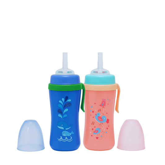 Kids Joy Bottle with Silicon Straw and Lid 9m+ - Nesh Kids Store