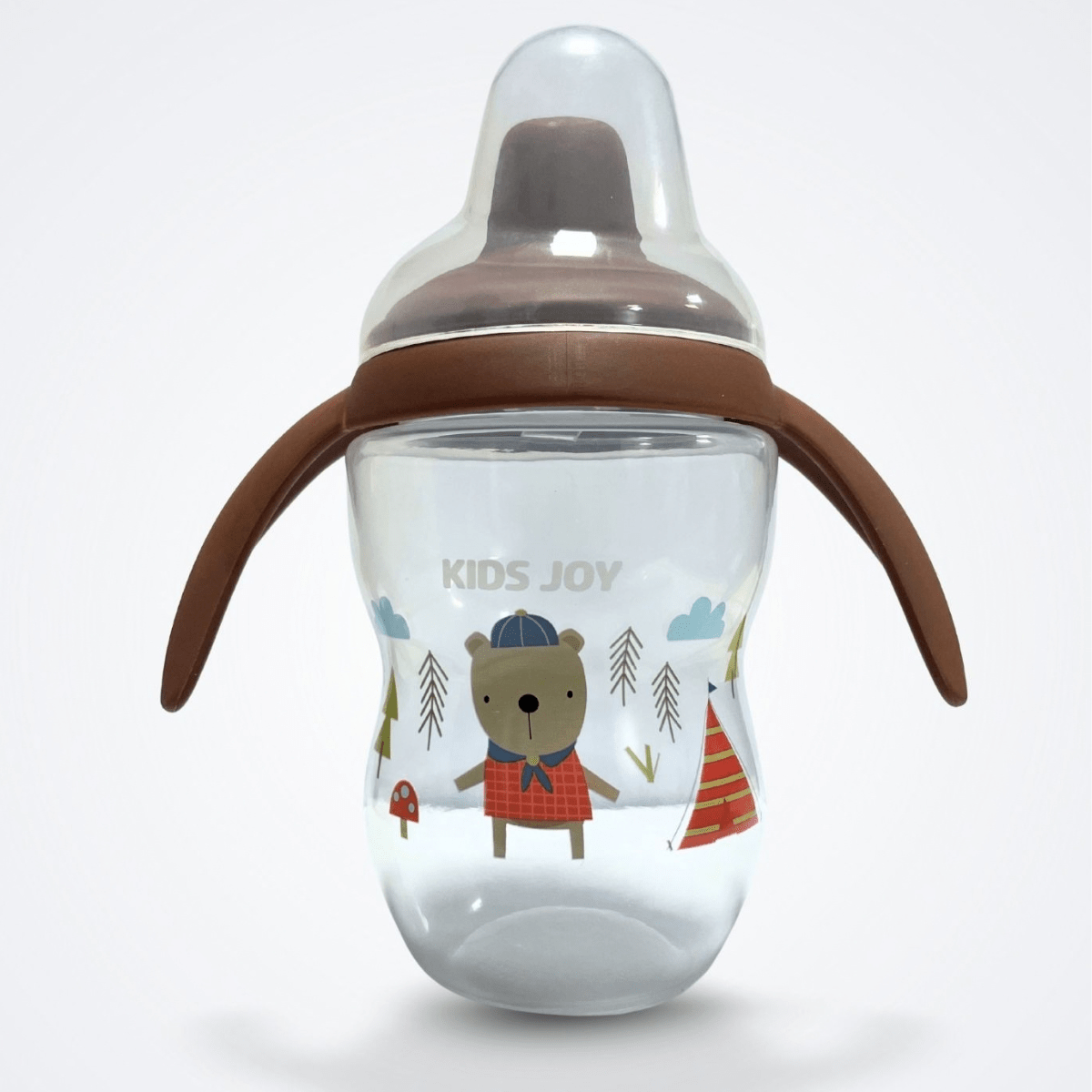 Kids Joy Hard Spout Cup - Brown - Nesh Kids Store