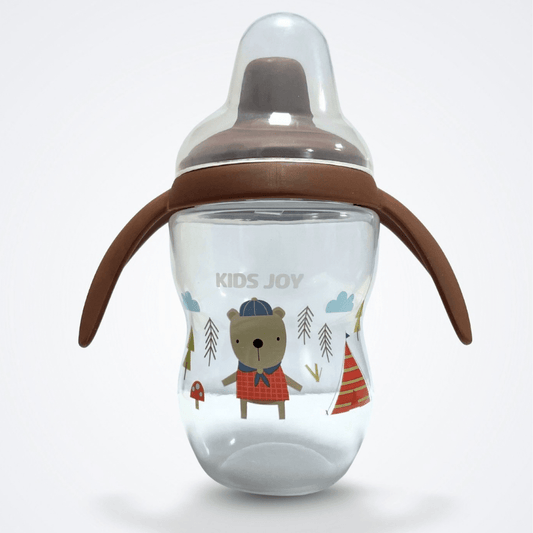 Kids Joy Hard Spout Cup - Brown - Nesh Kids Store