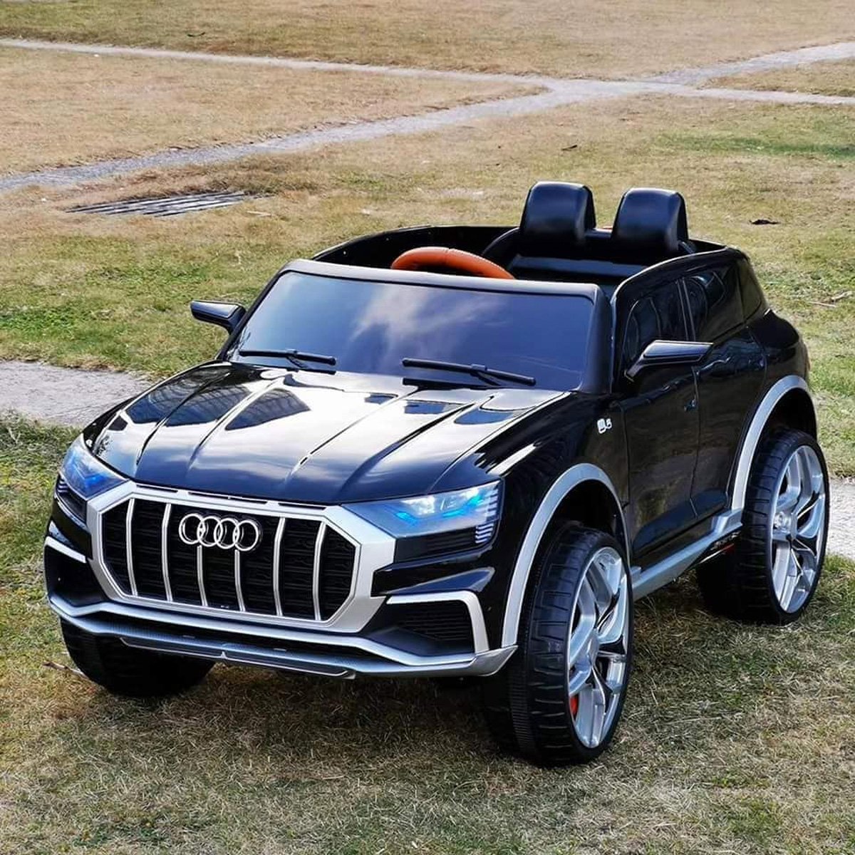 Kids Ride on Audi Jeep with 12V Rechargeable Battery, Music, Lights and Remote Control (JM-2088) - Nesh Kids Store