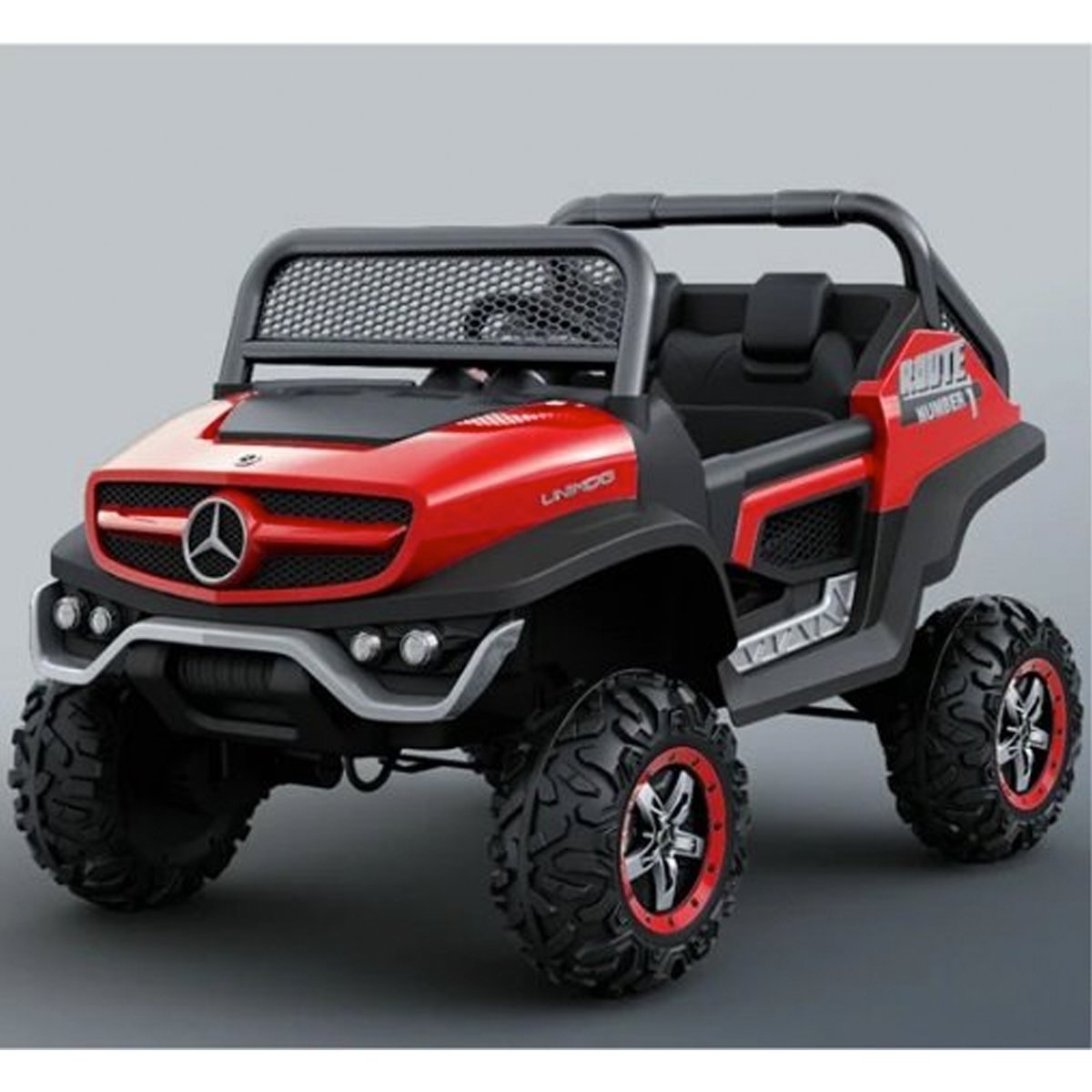 Kids Ride on Jeep with 12V Rechargeable Battery, Music, Lights and Remote Control (1600) - Nesh Kids Store