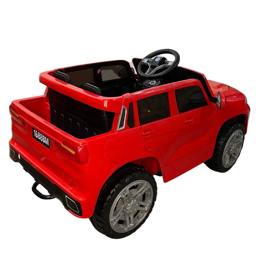 Kids Ride on Jeep with 12V Rechargeable Battery, Music, Lights and Remote Control (1688BM) - Nesh Kids Store