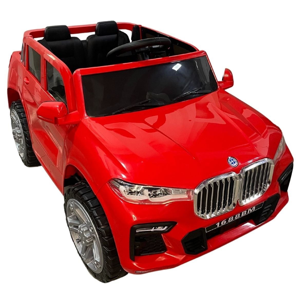 Kids Ride on Jeep with 12V Rechargeable Battery, Music, Lights and Remote Control (1688BM) - Nesh Kids Store
