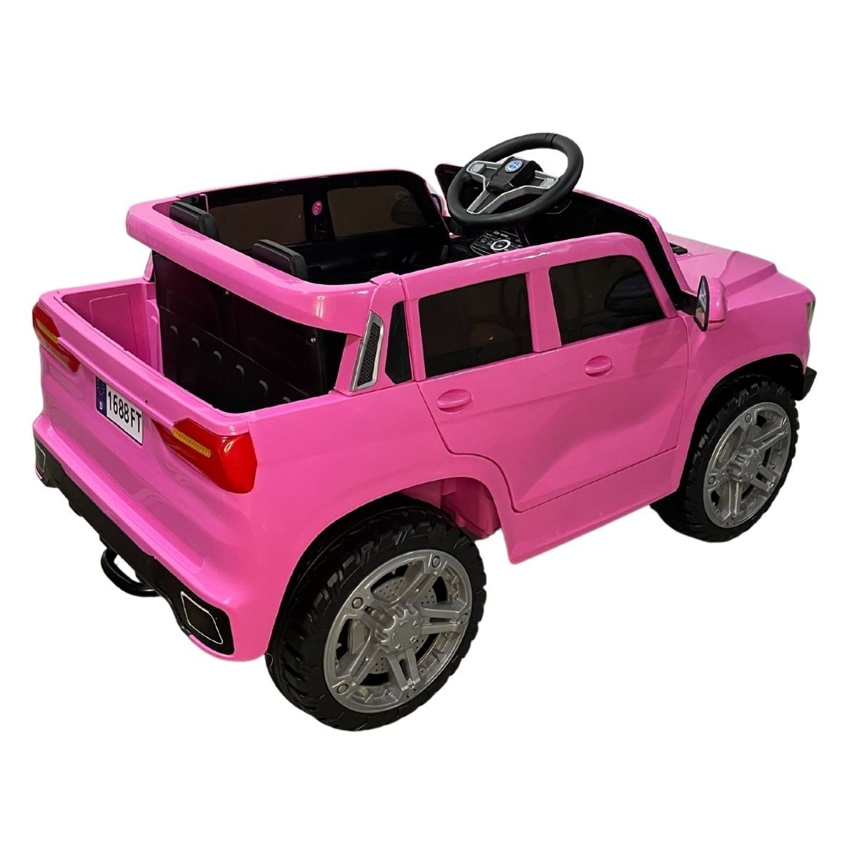 Kids Ride on Jeep with 12V Rechargeable Battery, Music, Lights and Remote Control (1688FT) - Nesh Kids Store