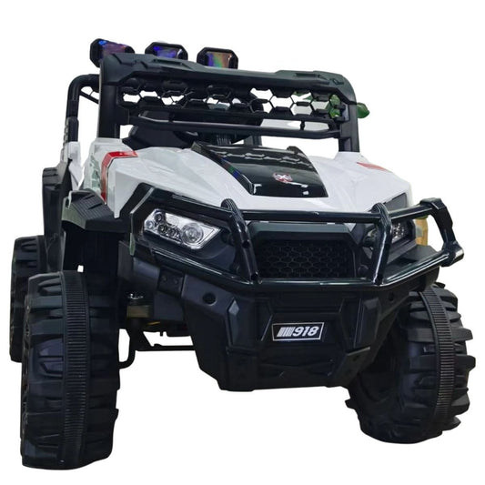 Kids Ride on Jeep with 12V Rechargeable Battery, Music, Lights and Remote Control (918) - Nesh Kids Store
