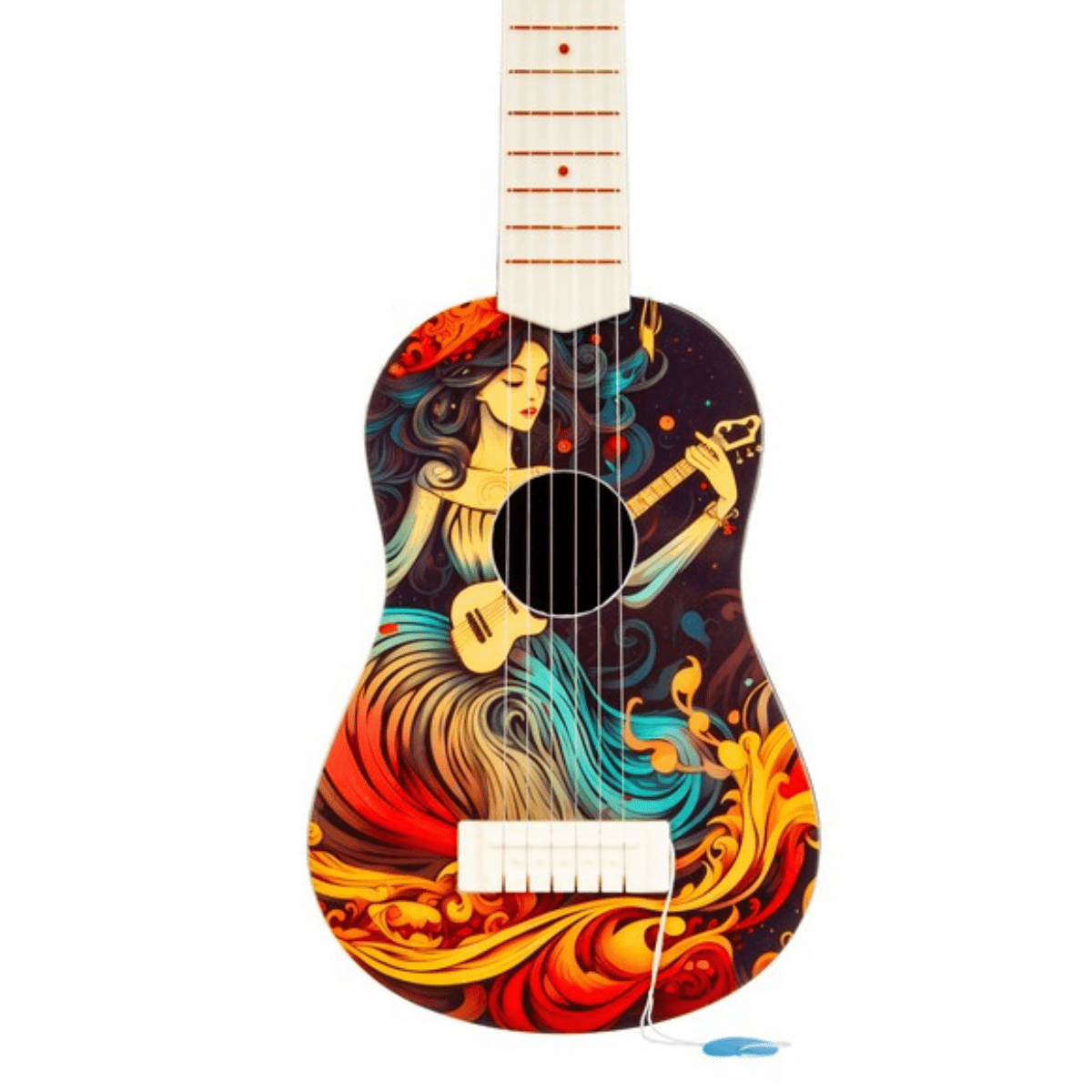 Kids Toy Guitar 60cm “Girl’s Club” with 6 Strings 3+ - Nesh Kids Store