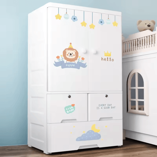 Kids Wardrobe Storage Star Lion - A6523 - Nesh Kids Store