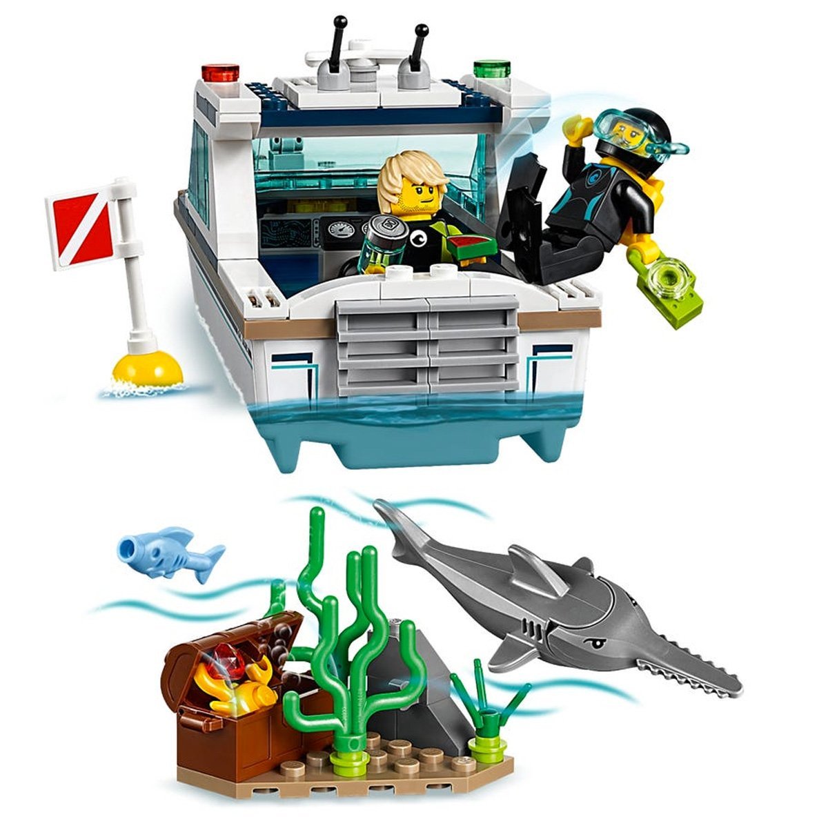 Lego City Diving Yacht (60221) - Nesh Kids Store