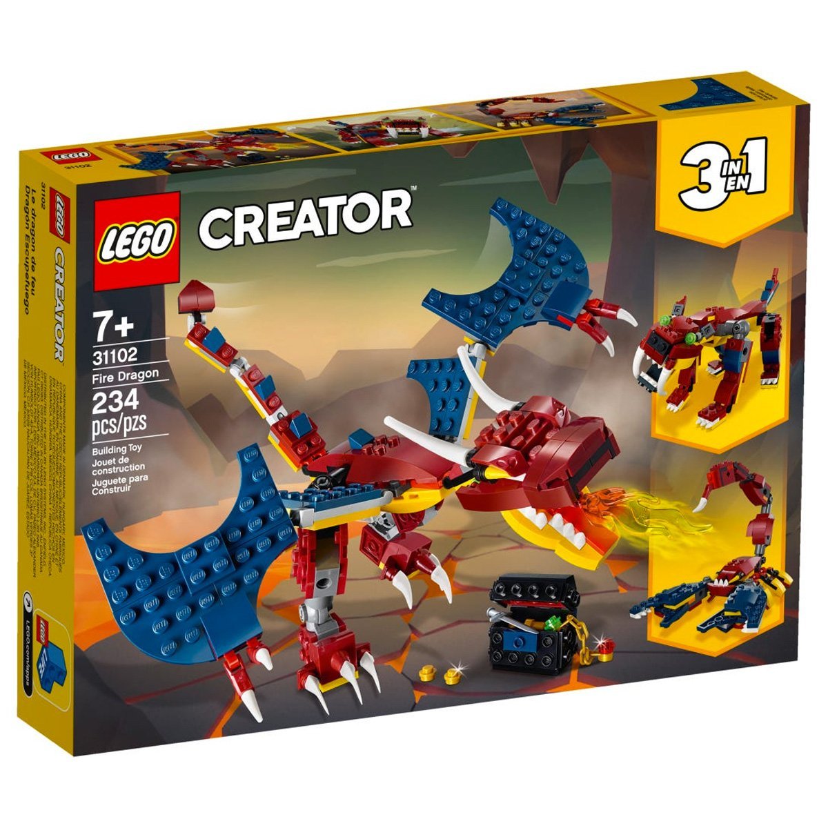 LEGO Creator Fire Dragon (31102) - Nesh Kids Store