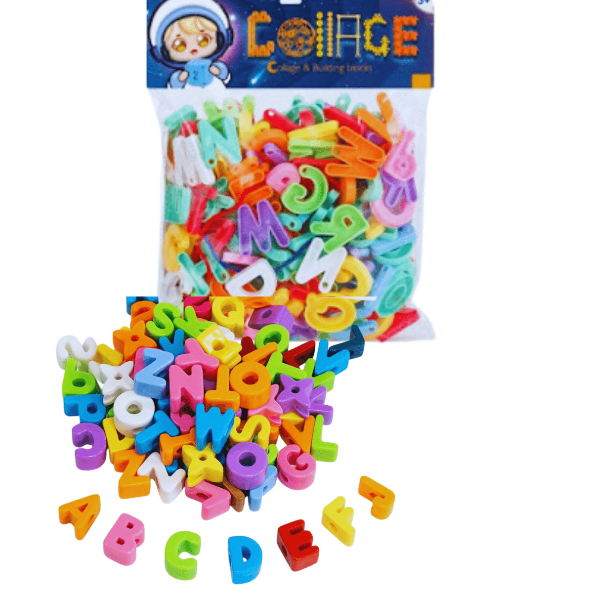 Letter Building Blocks (Ages 3+) - Nesh Kids Store