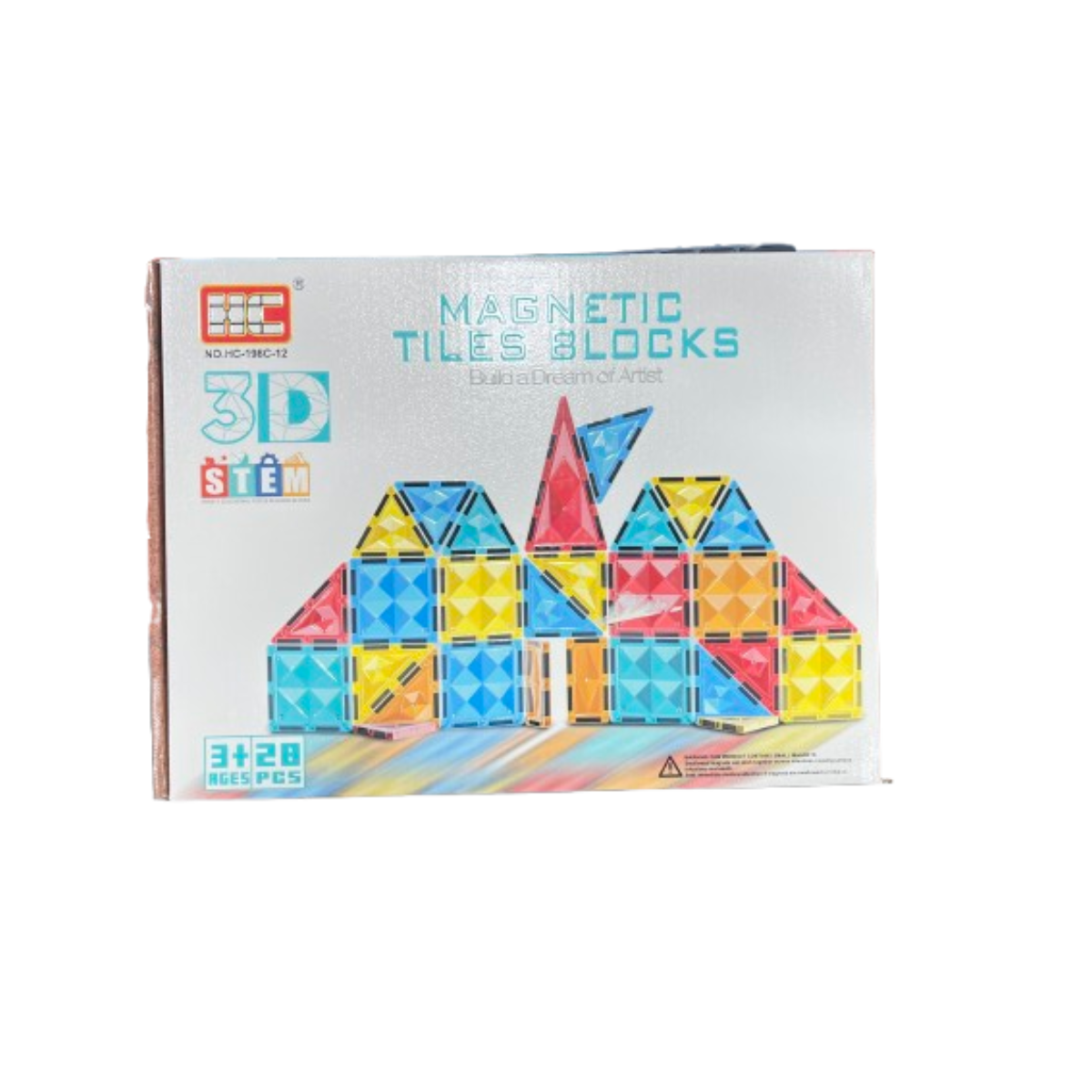 Magnetic Tiles Blocks (28pcs) ACHC-19C-12 - Nesh Kids Store