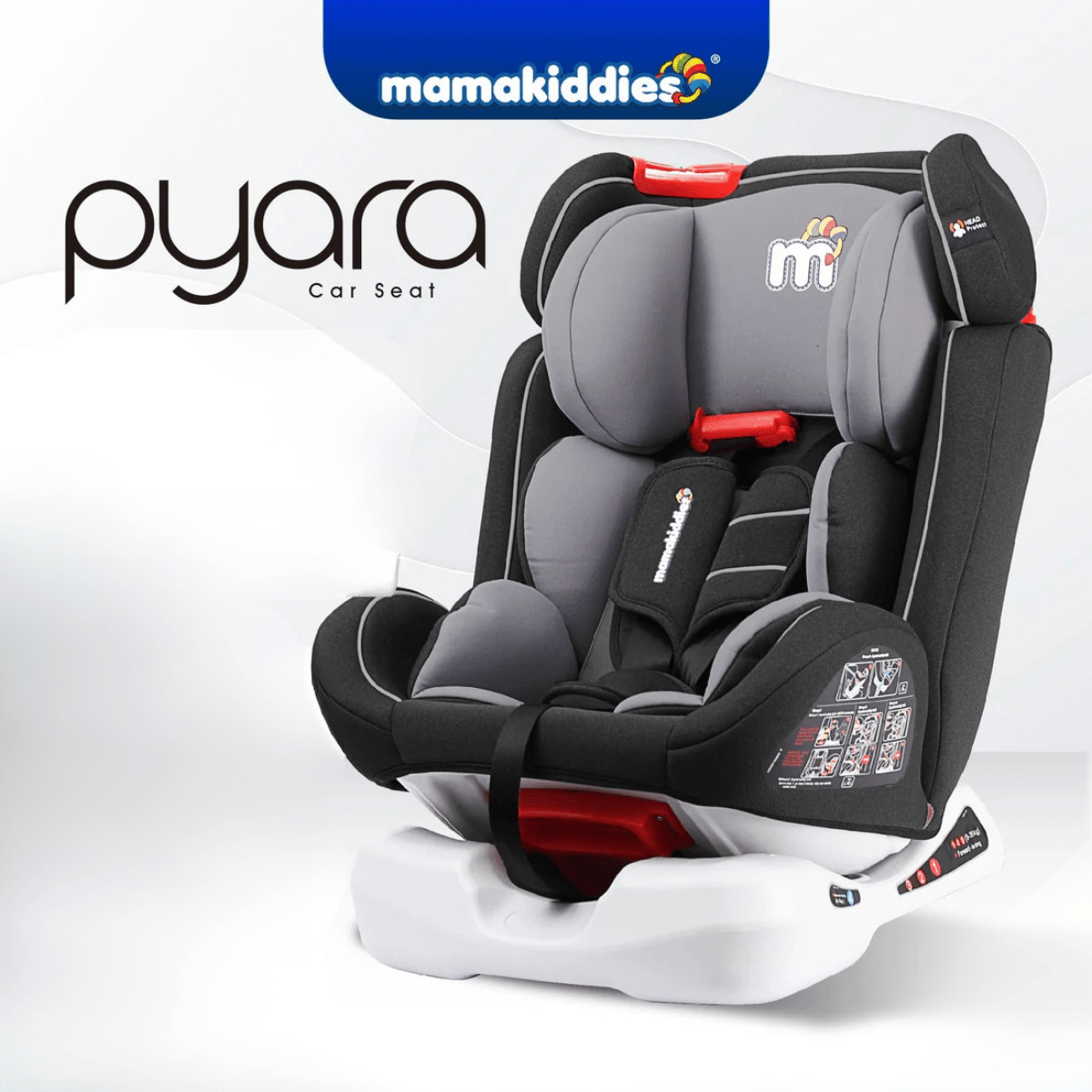 Mamakiddies Pyara Car Seat (0 - 36kg) - Nesh Kids Store