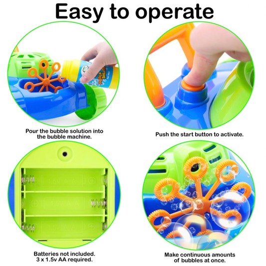 MOWER BUBBLE MACHINE ACP82488 - Nesh Kids Store