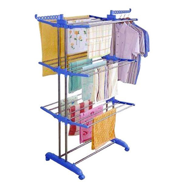 Multi-Purpose Stainless Steel Cloth Drying Stand - Nesh Kids Store