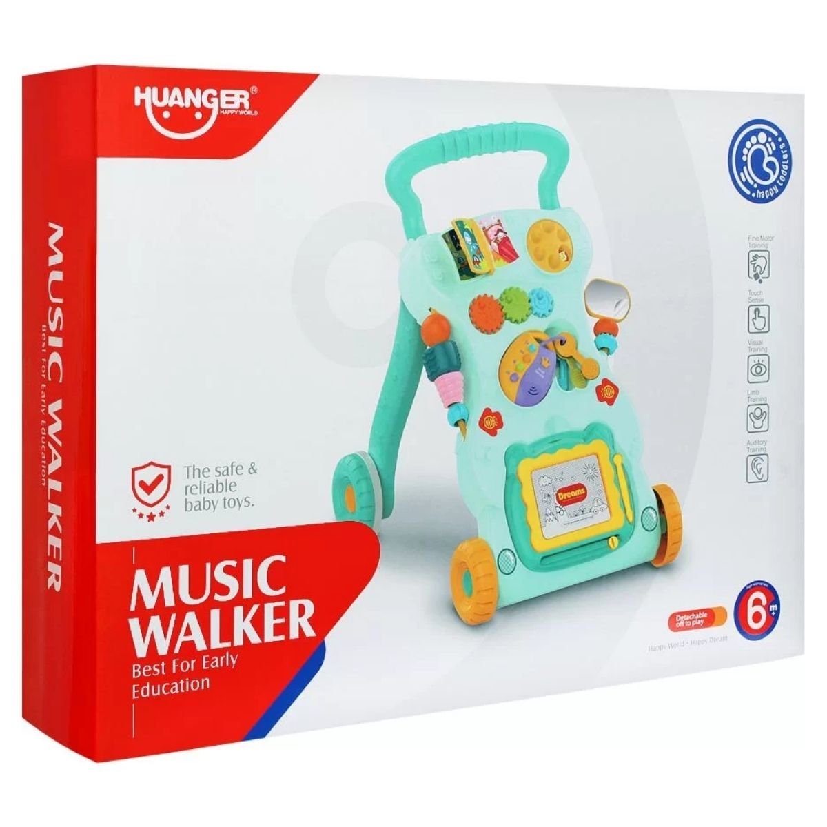Musical 2 in 1 Walker (HE0822) - Nesh Kids Store
