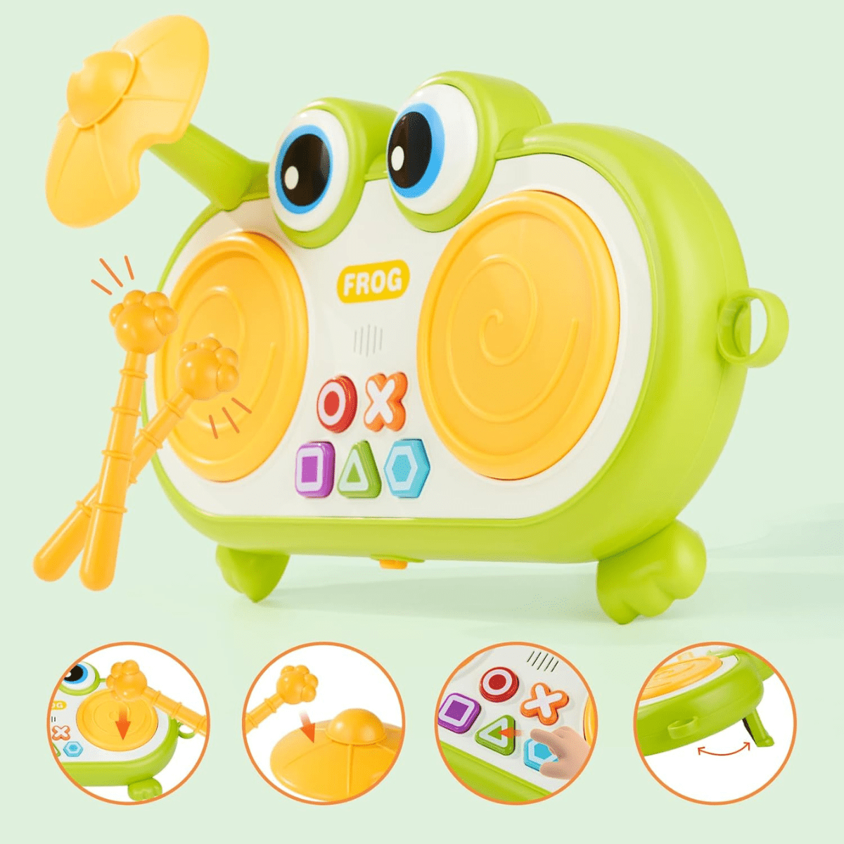 Musical Toy Drum – Multifunctional Music Toy for Toddlers - Nesh Kids Store