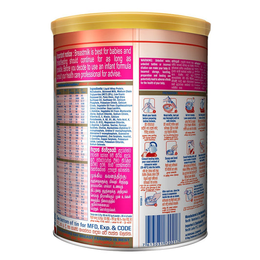 Nestle PreNAN Specific formula for feeding of Preterm and Low Birth Weight Infants, 400g Tin - Nesh Kids Store