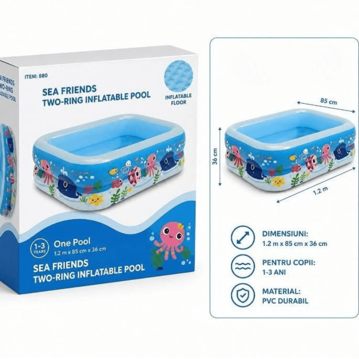 One Pool Model 880 – Kids Swimming Pool - Nesh Kids Store