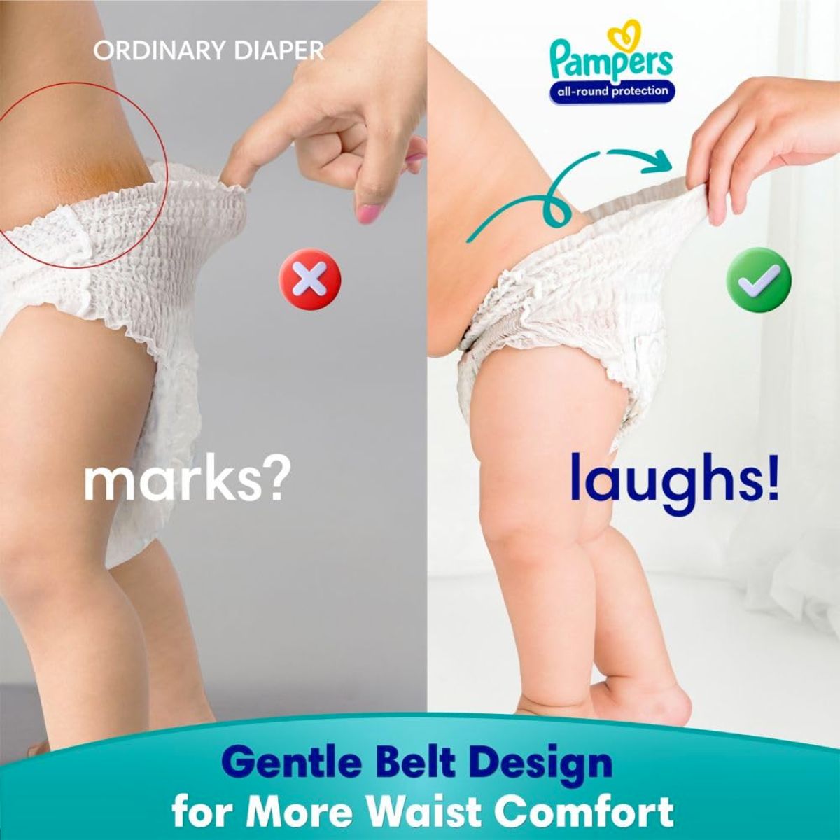 Pampers Pants Large 64 Pants (9-14 KG) - Nesh Kids Store