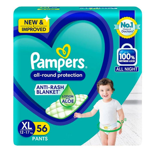Pampers Pants XLarge 56 Pants (12-17 KG) - Nesh Kids Store