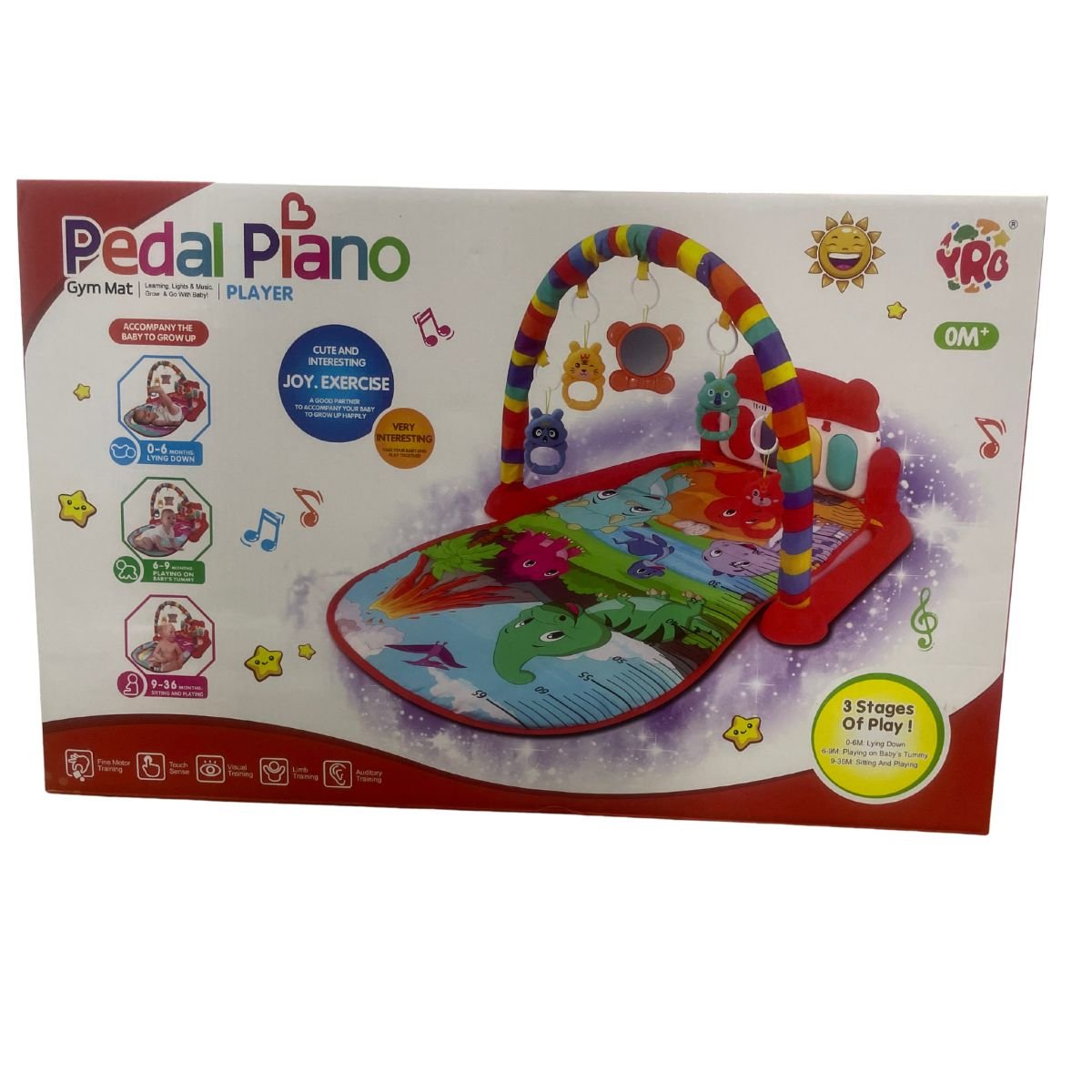 Pedal Piano Activity Gym Mat - Nesh Kids Store