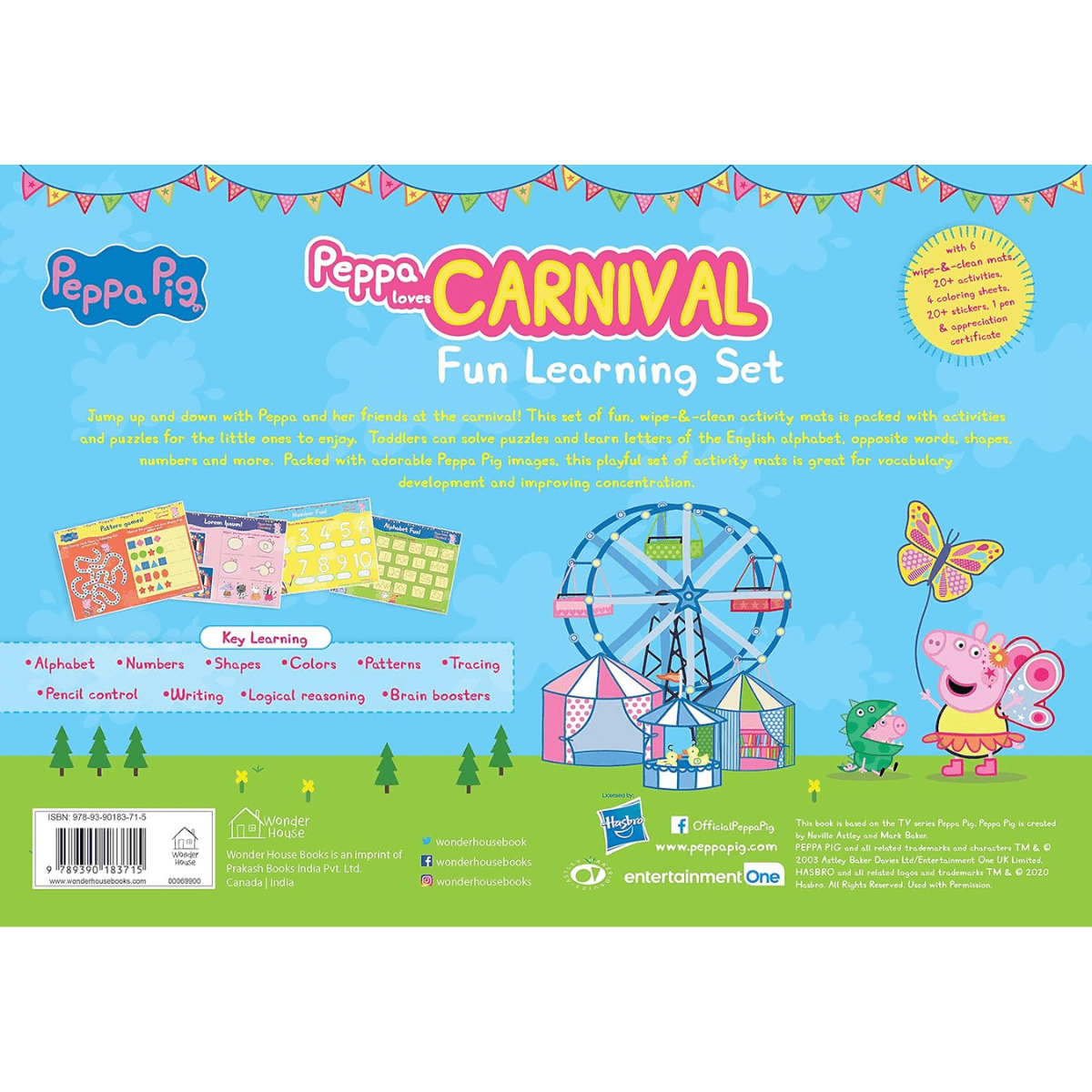 Peppa Pig - Peppa Loves Carnival : Fun Learning Set - Nesh Kids Store