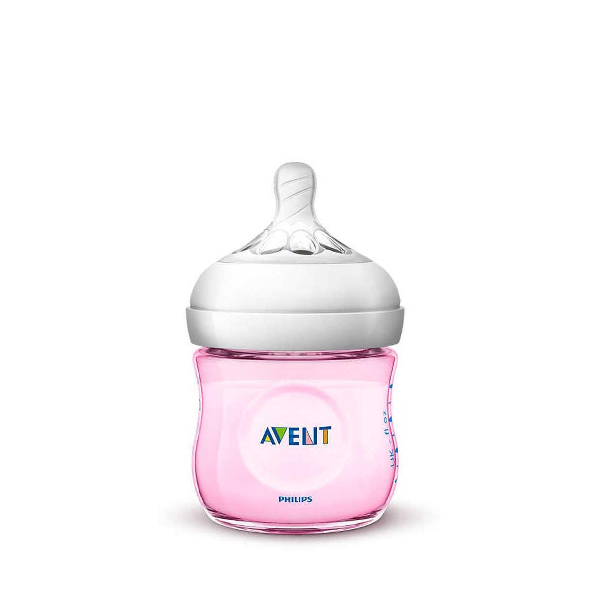 Philips Avent Natural Baby Bottle - 125 ML Pink (SCF691/13) - Nesh Kids Store