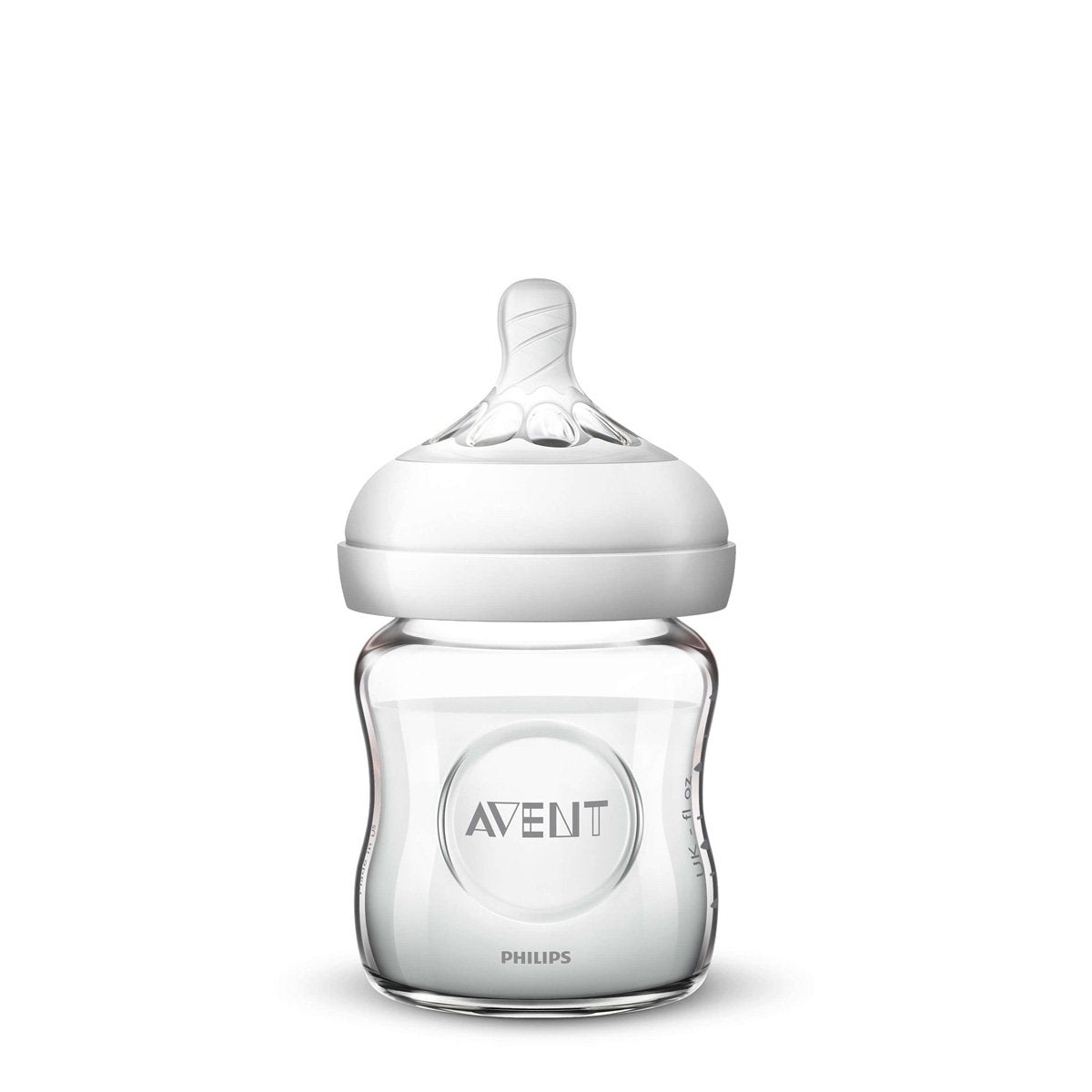 Philips Avent Natural Glass Baby Bottle - 120 ML (SCF671/13) - Nesh Kids Store