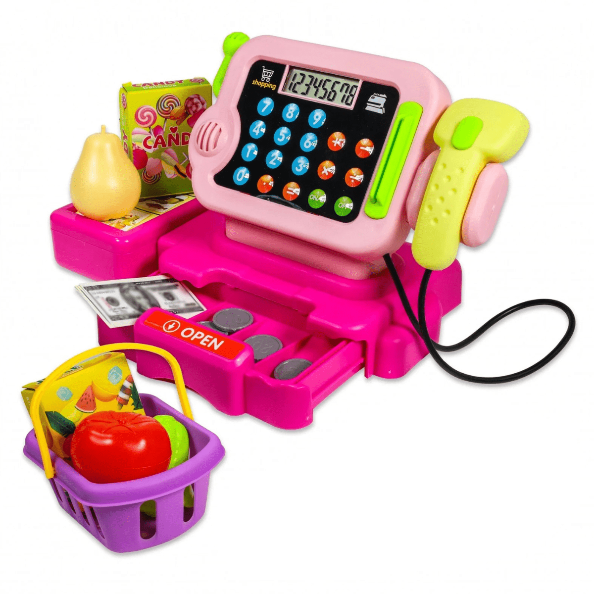 Pink Touch Pad Cash Register for Kids 3+ - Nesh Kids Store