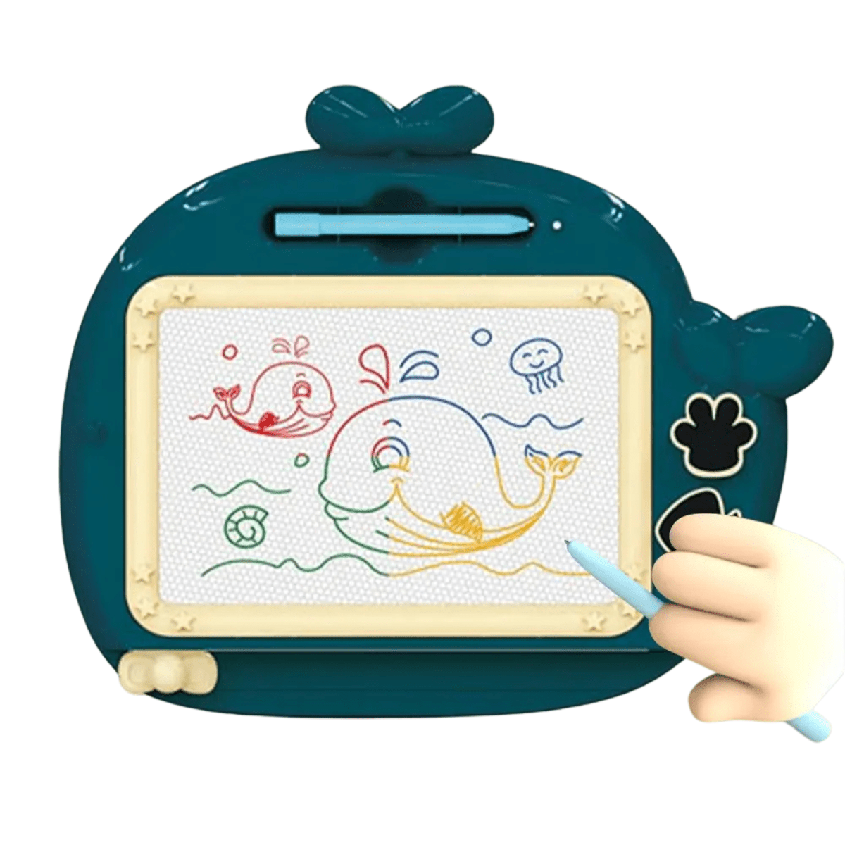 Plastic Whale Magnetic Drawing Board for Kids - Nesh Kids Store