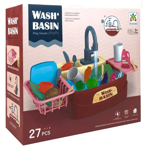 Play Sink with Kitchen Playset (3+) - Nesh Kids Store