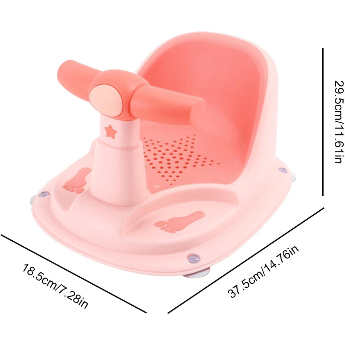 Portable baby bath seat suitable for 6–18 months - Nesh Kids Store