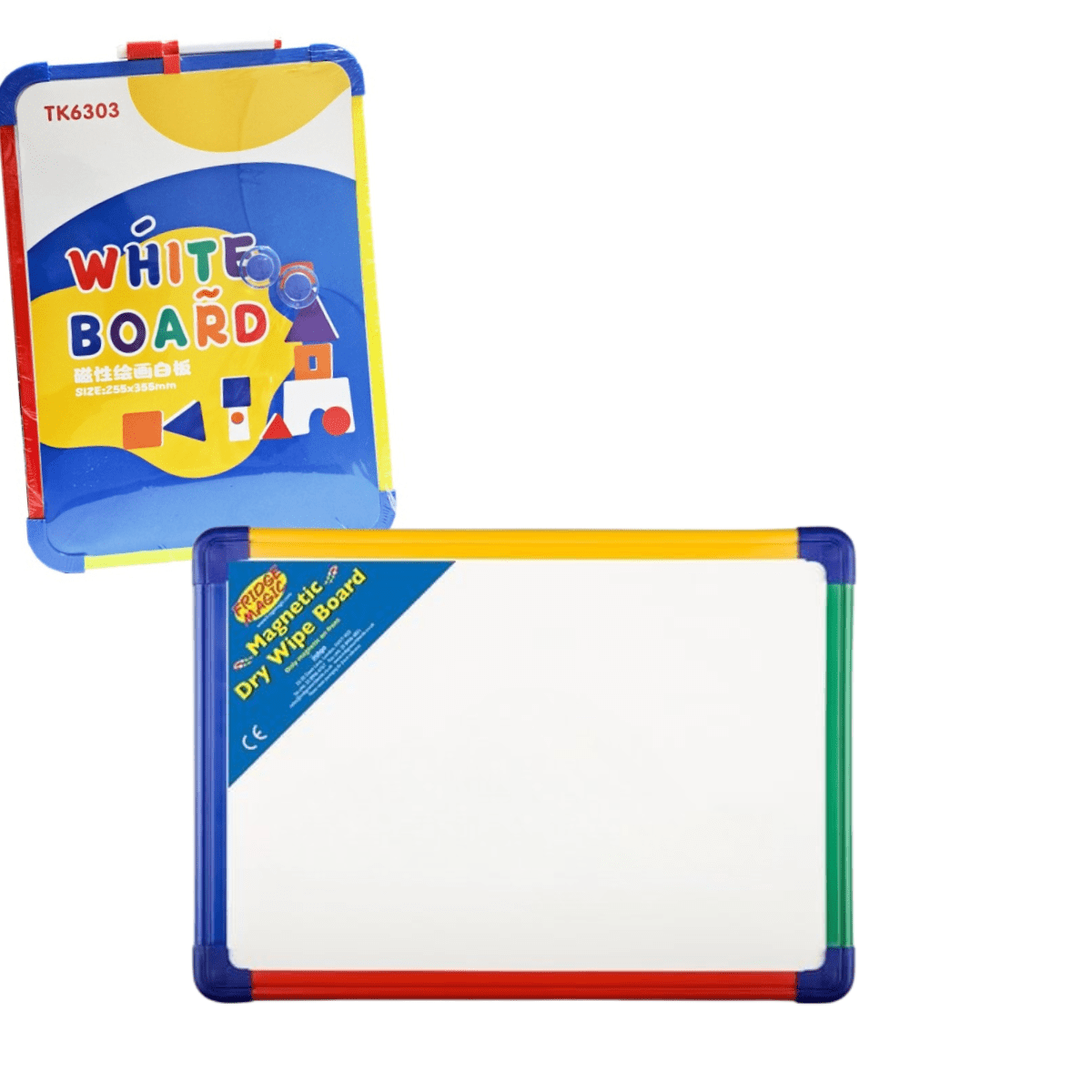 Rainbow Magnetic Whiteboard (25 x 35 cm) - Nesh Kids Store