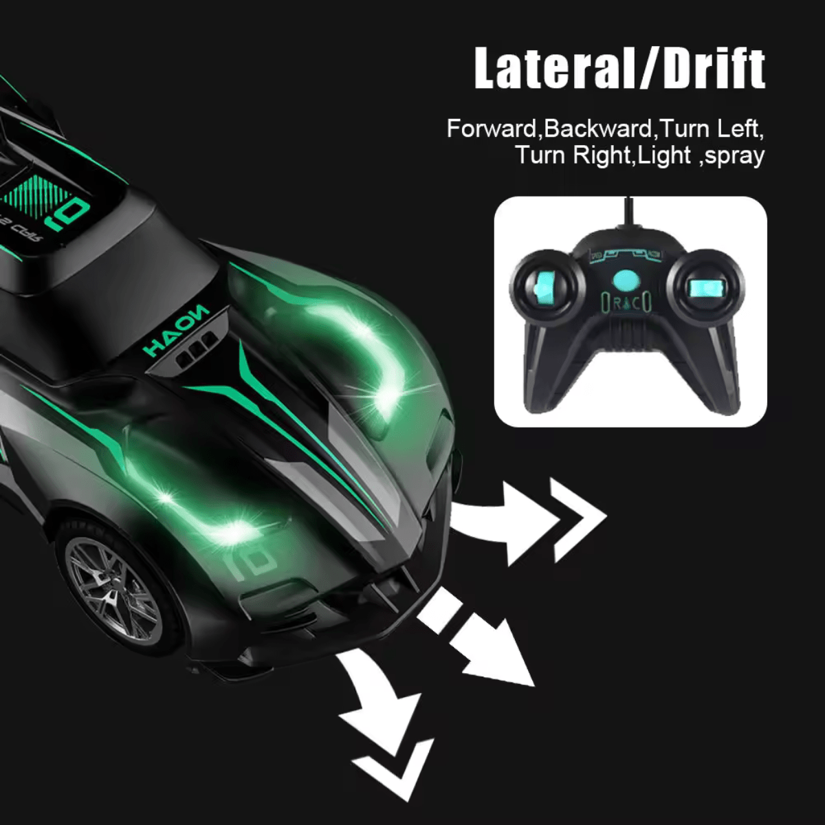 RC 1:20 Drifting Car with Spray (6+) - Nesh Kids Store
