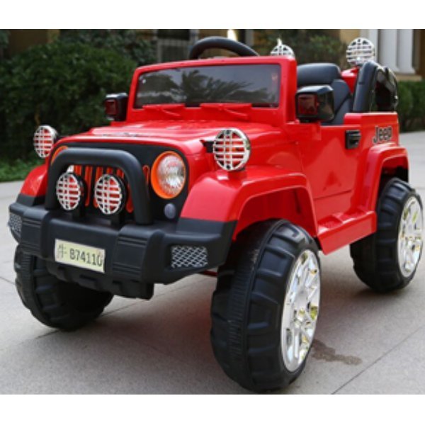 Rechargeable Motor Car (with Remote & Swing) - JEEP Look-a-like - Nesh Kids Store