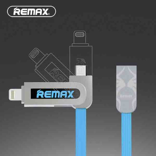 Remax - 2 in 1 Armor Apple & Micro USB Cable - Nesh Kids Store