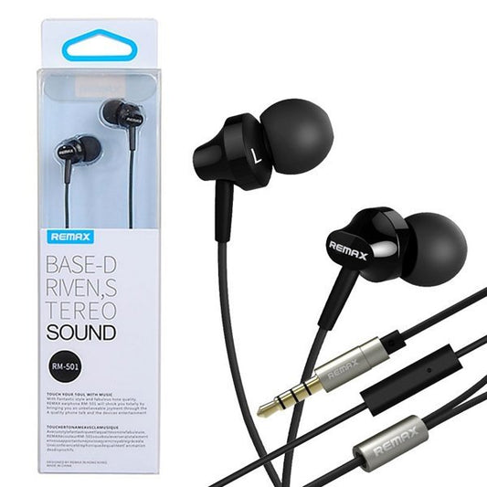 Remax RM-501 In-Ear Earphone Handsfree Headset - Nesh Kids Store