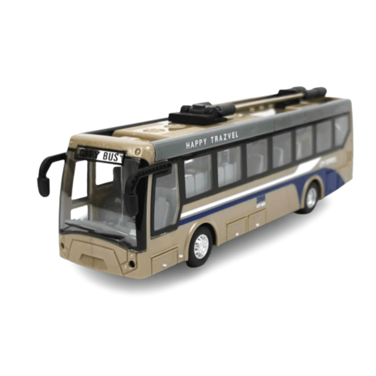 Remote Control City Bus (3+) Light Brown- Nesh Kids Store