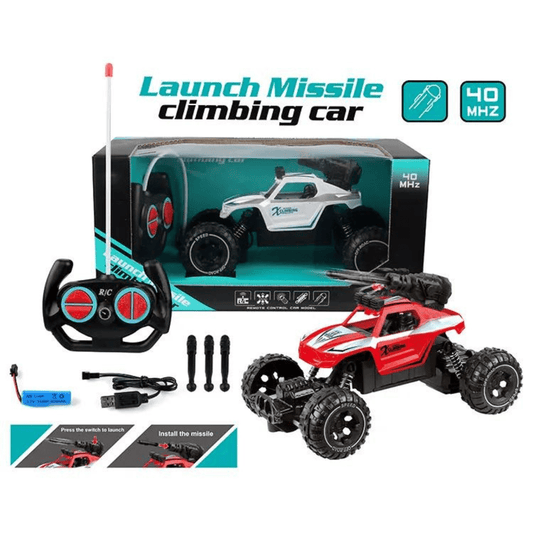 Remote Control Jeep with Missile Launcher (3+) - Nesh Kids Store