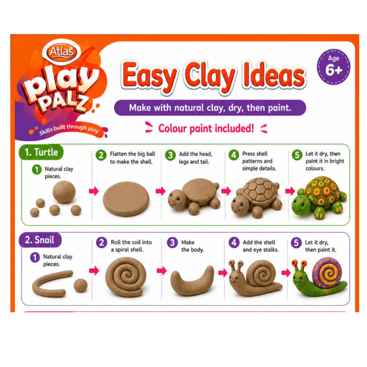 Sculpt Create Natural Clay Kit - 0012 - Nesh Kids Store