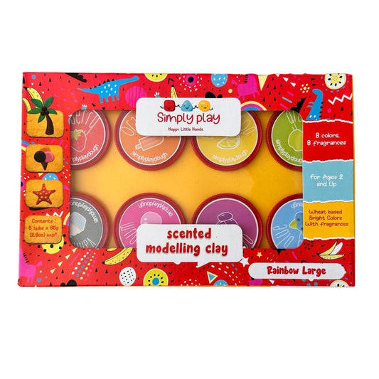 Simply Play - Play Dough - Rainbow Large - Nesh Kids Store