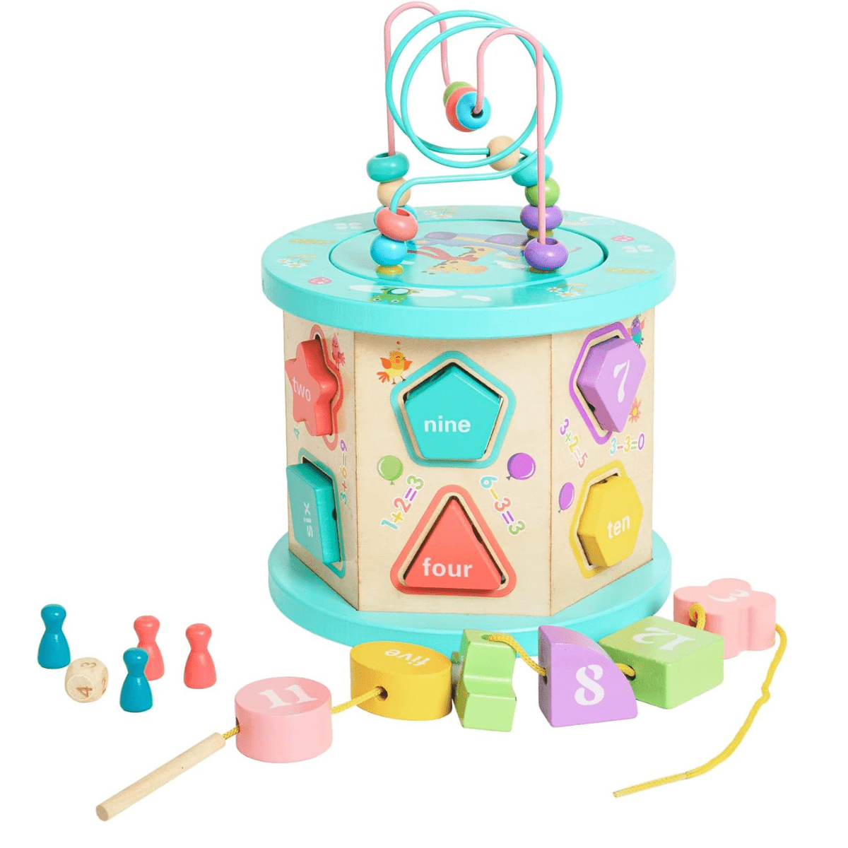 Six side Intelligence Box Beads (3+ Years) - Nesh Kids Store