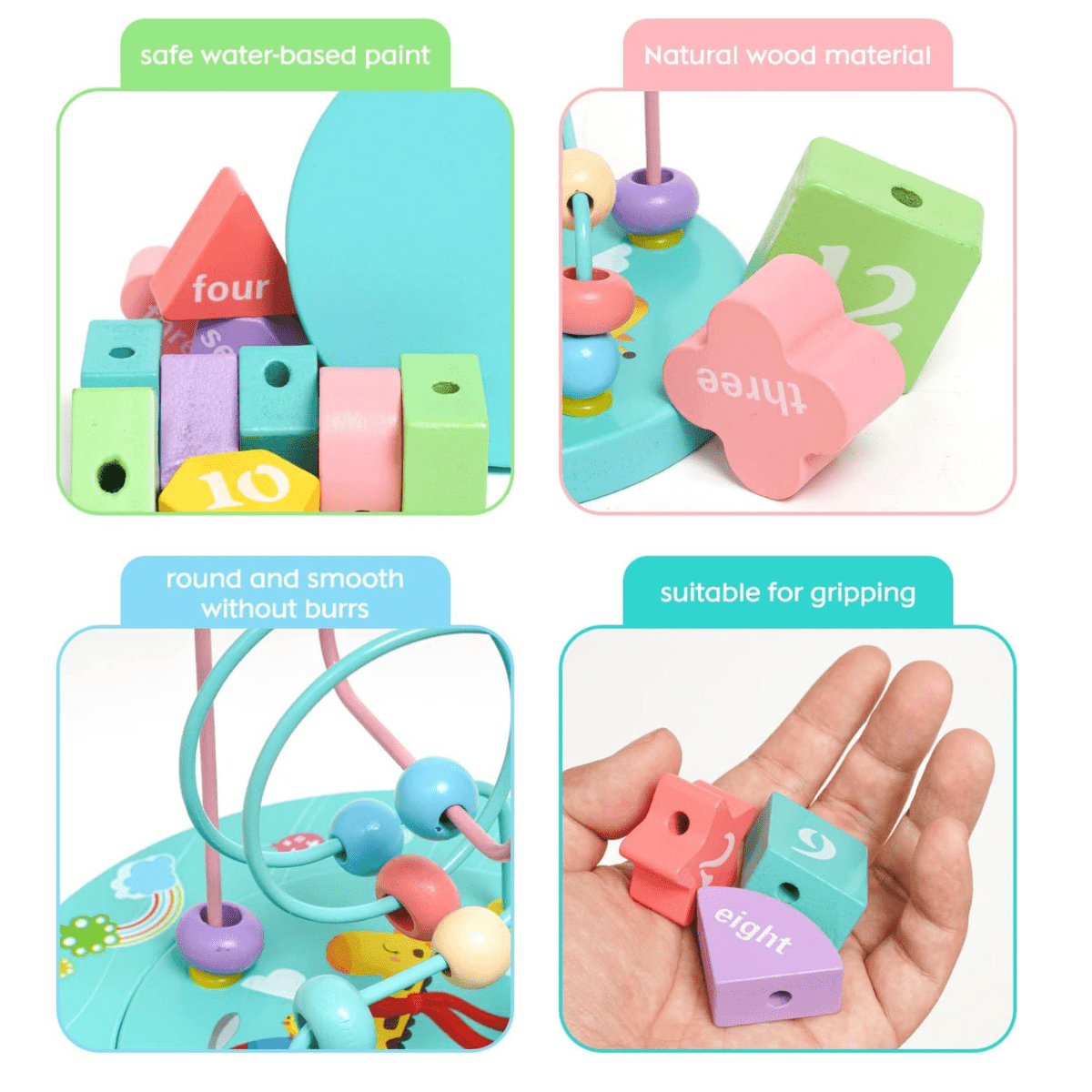 Six side Intelligence Box Beads (3+ Years) - Nesh Kids Store