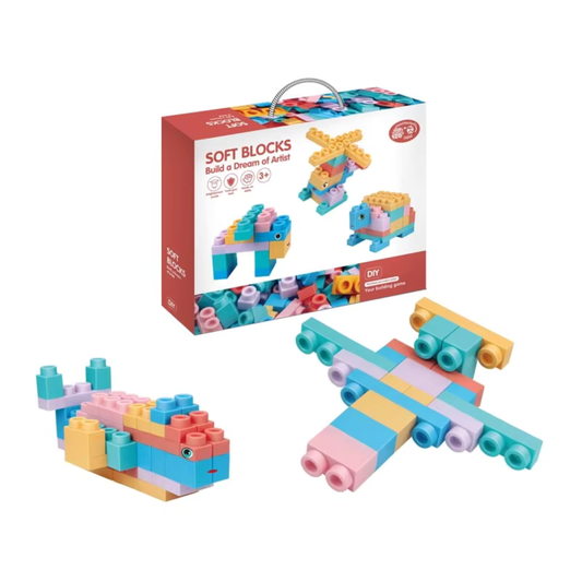SOFT BUILDING BLOCKS (33 PCS) ACHC-02C-06 - Nesh Kids Store
