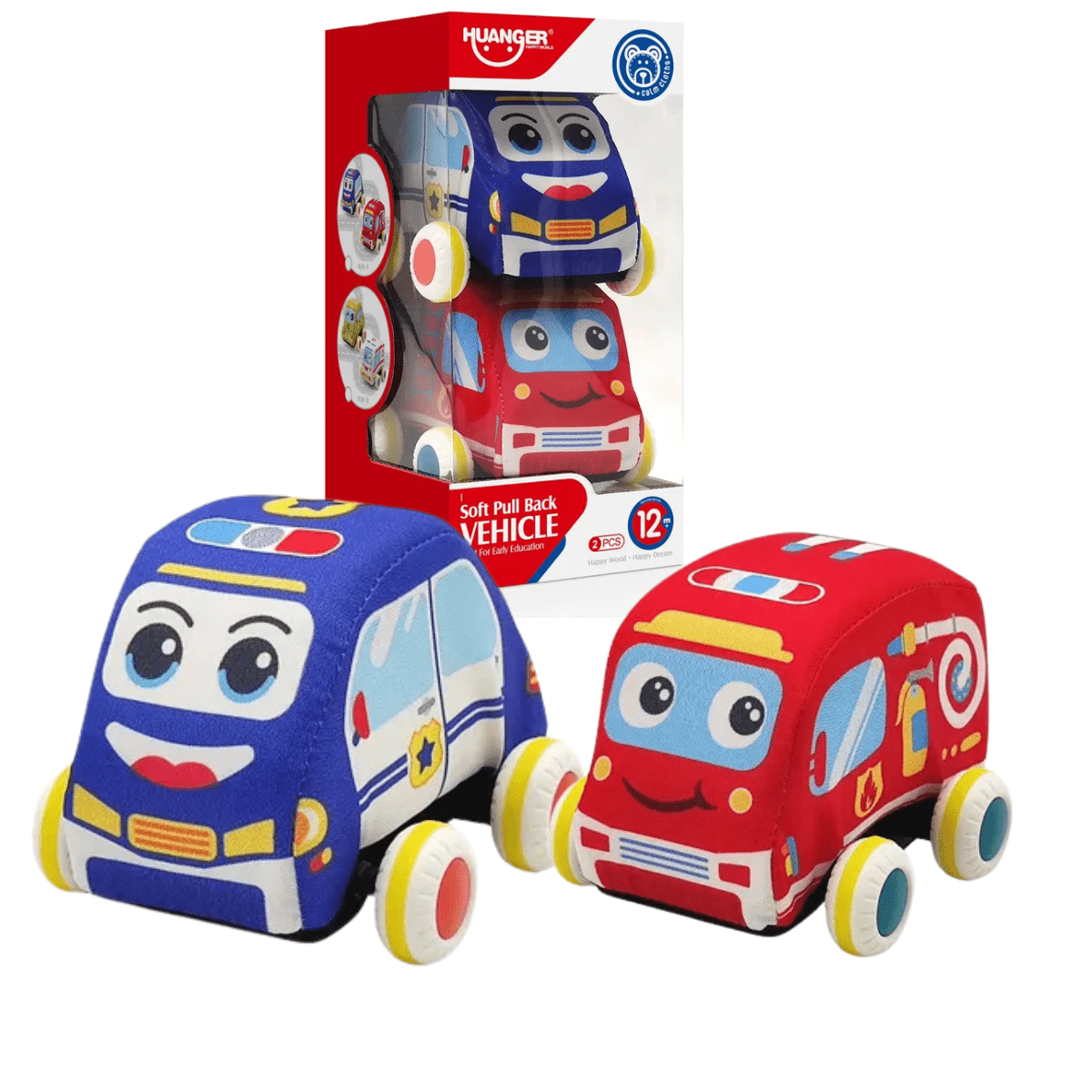 Soft Plush Car Set for Babies (Ages 1–3 Years) - Nesh Kids Store